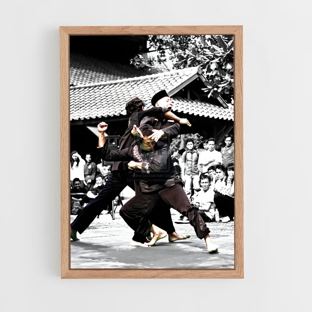 Poster Asian games – affiche Pencak Silat (vue 4)